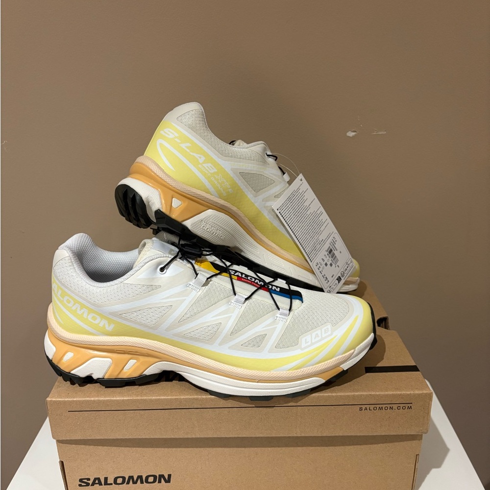 Salomon XT-6 White Shoes